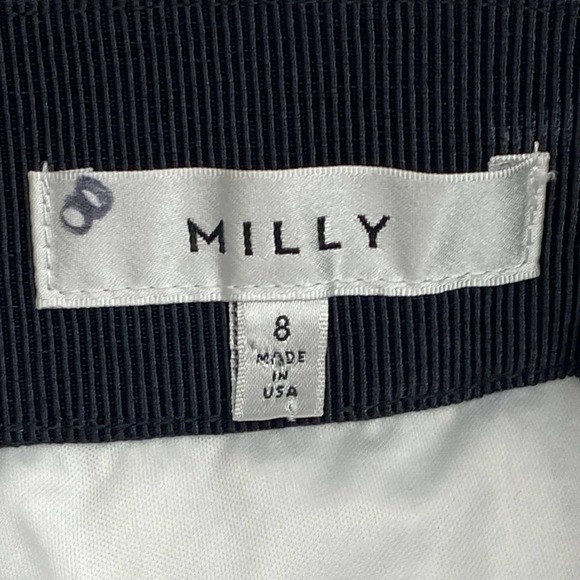 BLACK and White Flared Circle Skirt - Picture 7 of 11